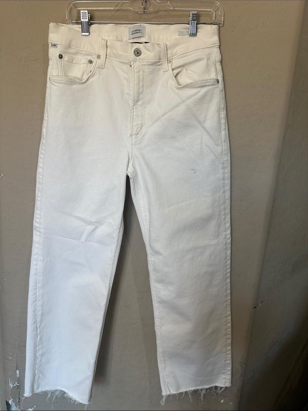 Citizens Of Humanity women’s White Straight Jeans